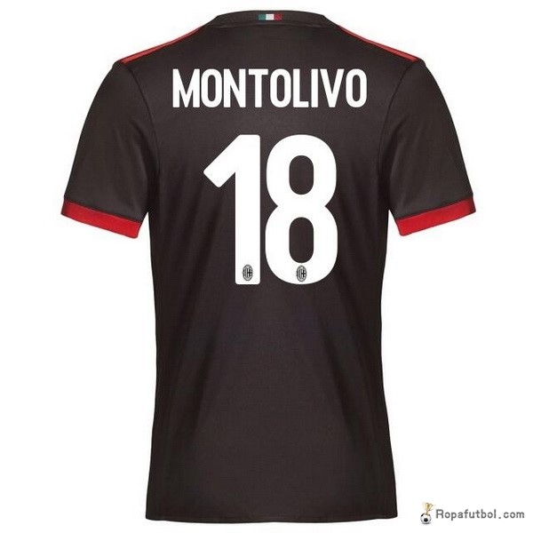 Camiseta AC Milan Replica Tercera Ropa Montolivo 2017/18